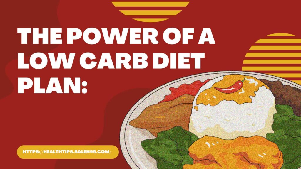 The Power of Low Carb Diet Plan